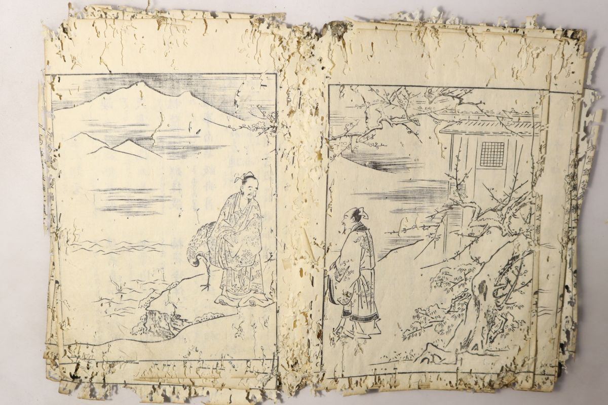 「絵本直指宝 第7巻」橘守国 1冊|画集 画譜 絵本 絵手本 絵画 美術 浮世絵師 絵入り 木版画 江戸時代 古書 和本 古典籍 y60_画像1