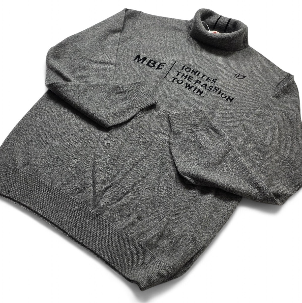 ★最新出品 新品正規品 PEARLYGATES/マスターバニーエディション カシミヤ タートルネックニットプルオーバー 6(LL)カシミヤ100%_画像3