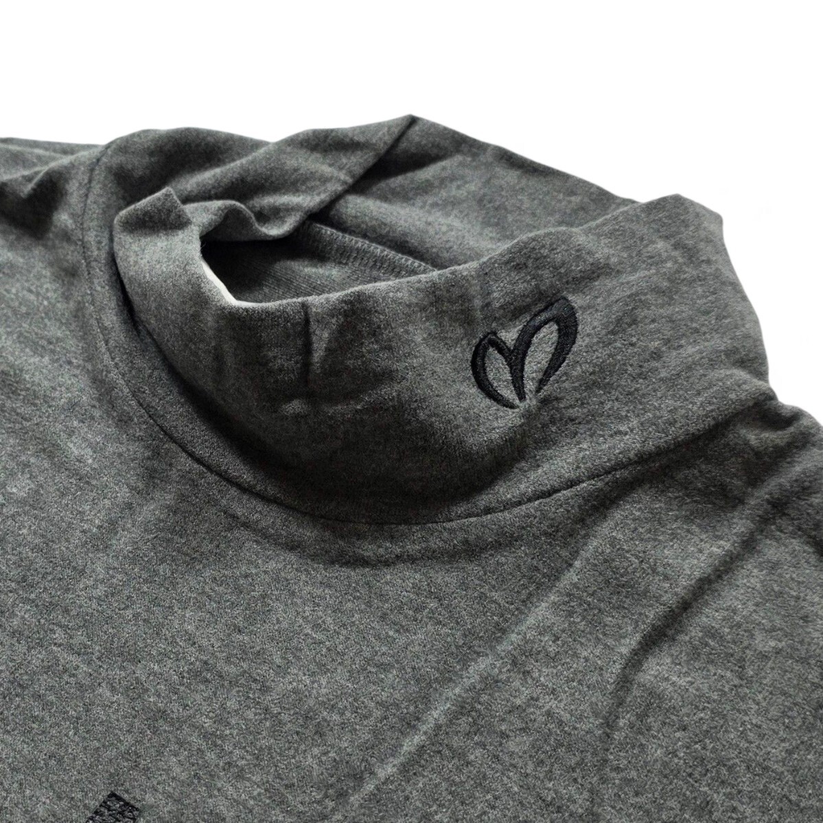 ★新品正規品 PEARLYGATES/マスターバニーエディションミッププロッサムベア天竺ライクラ ハイネックカットソー 4(M)_画像2