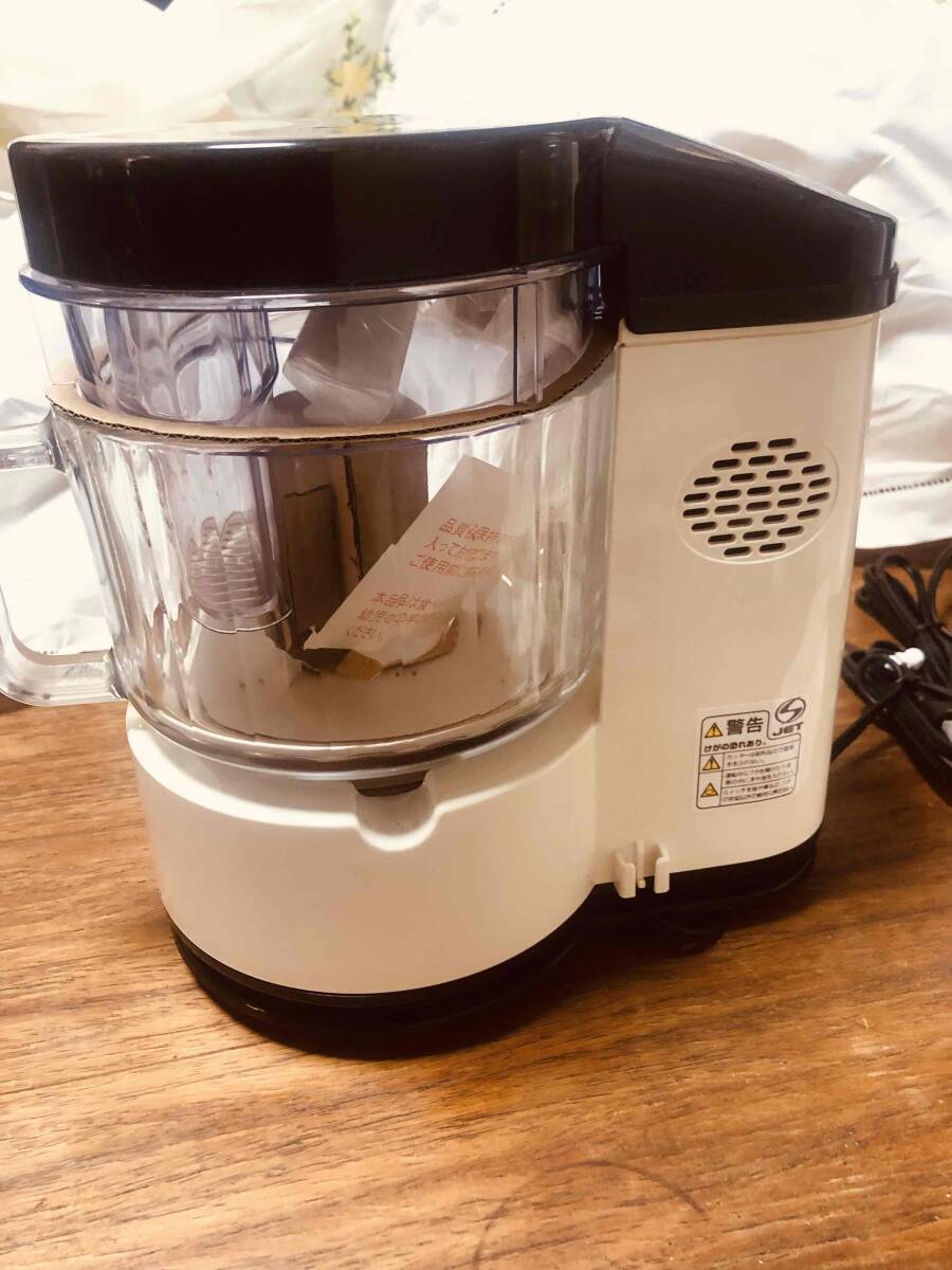 【未使用品】TESCOM テスコム Pure Black フードプロセッサー TK430 フードチョッパー/ミキサー 未使用（箱・説明書なし）_画像3