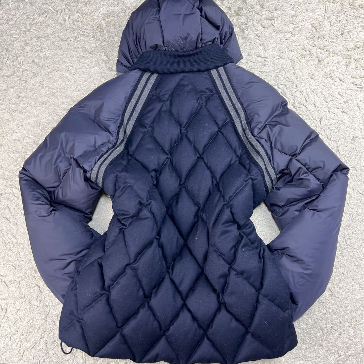 唯一無二XL!!! モンクレール『伝家の宝刀』MONCLER ダウンジャケット 3 キルティング 切替◎ パーカー 超極暖◎ 肉厚◎アニメタグ 銀ボタン_画像4