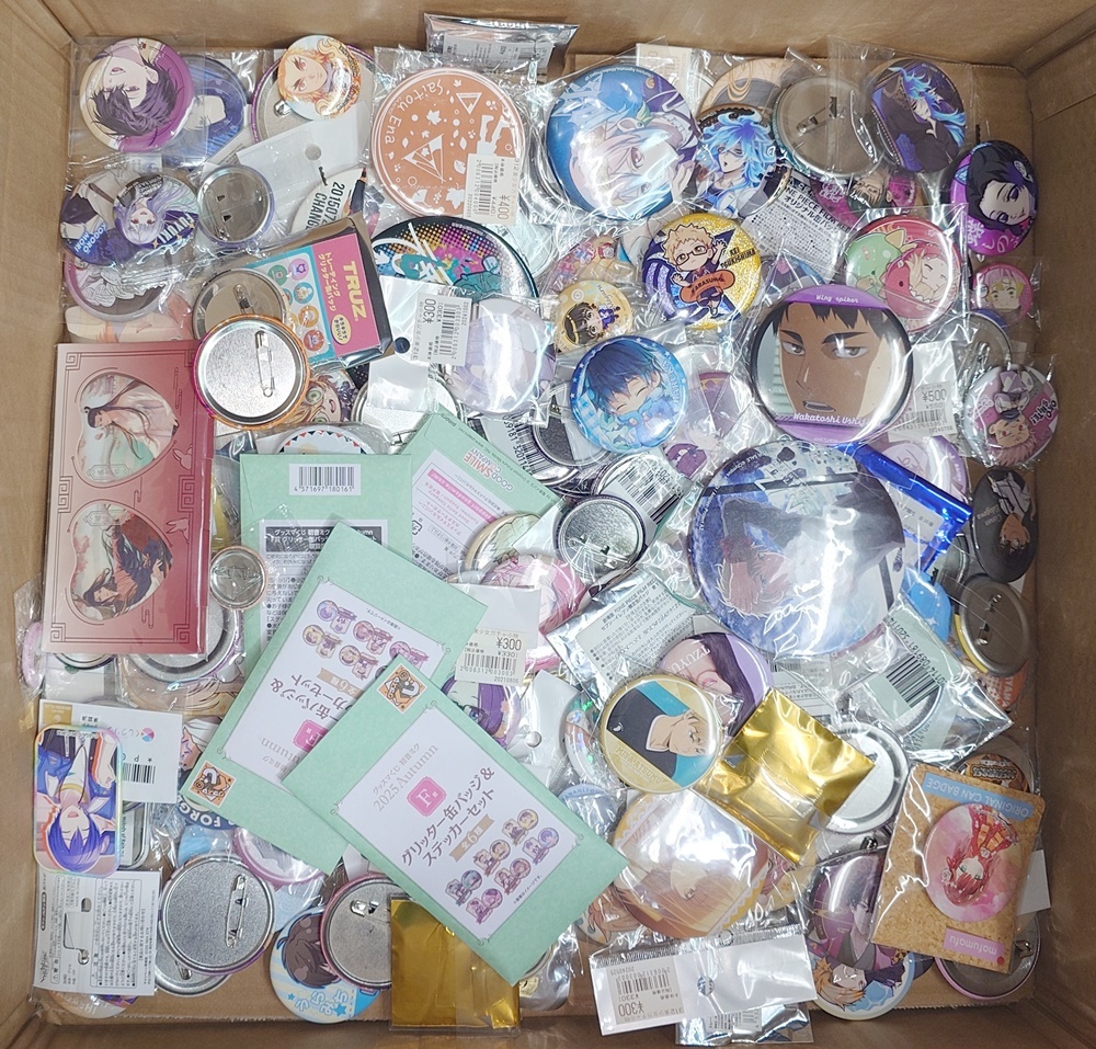 YIki11-186 жестяная банка значок . суммировать комплект примерно 13kg аниме идол художник 2.5 следующий изначальный .. товары текущее состояние товар 