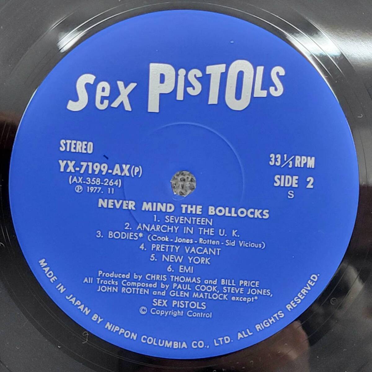 195 セックス・ピストルズ / 勝手にしやがれ / LP ｜ SEX PiSTOLS / NEVER MIND THE BOLLOCKS ｜ ロック / ROCK / YX-7199-AX_画像7