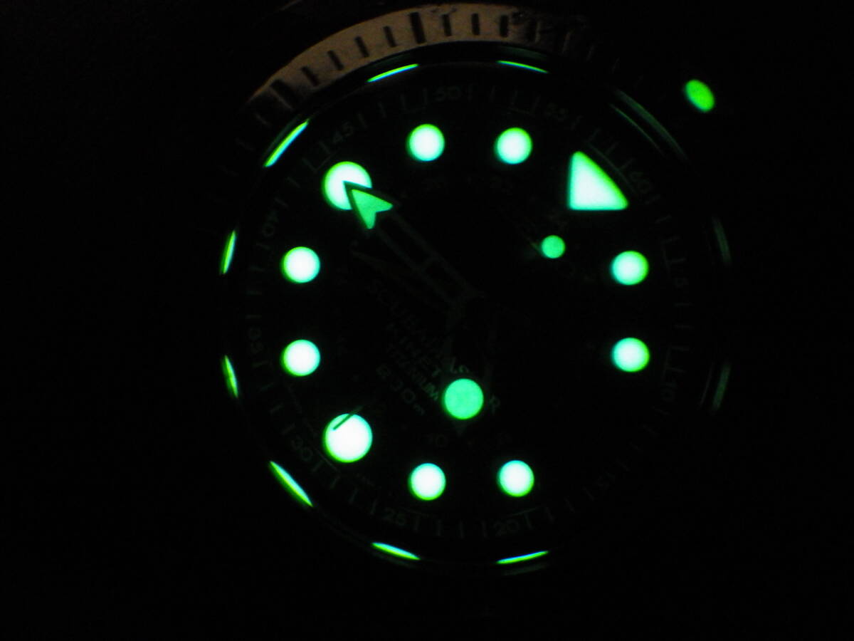 希少 世界限定700本 ピピン SBCW025 チタン 黒文字盤 キャパシタ交換済 付属品あり 5M45 定価17万 ワンピースケース_画像10