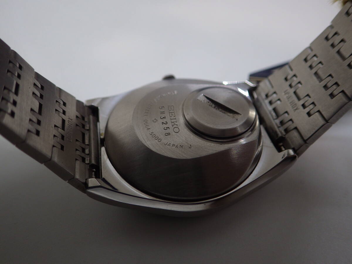 デッドストック SEIKO 1975年 QUARTZ LC DPM013 稼働品 未使用 タグ BOX 初期デジタル 0664-5000 _画像6