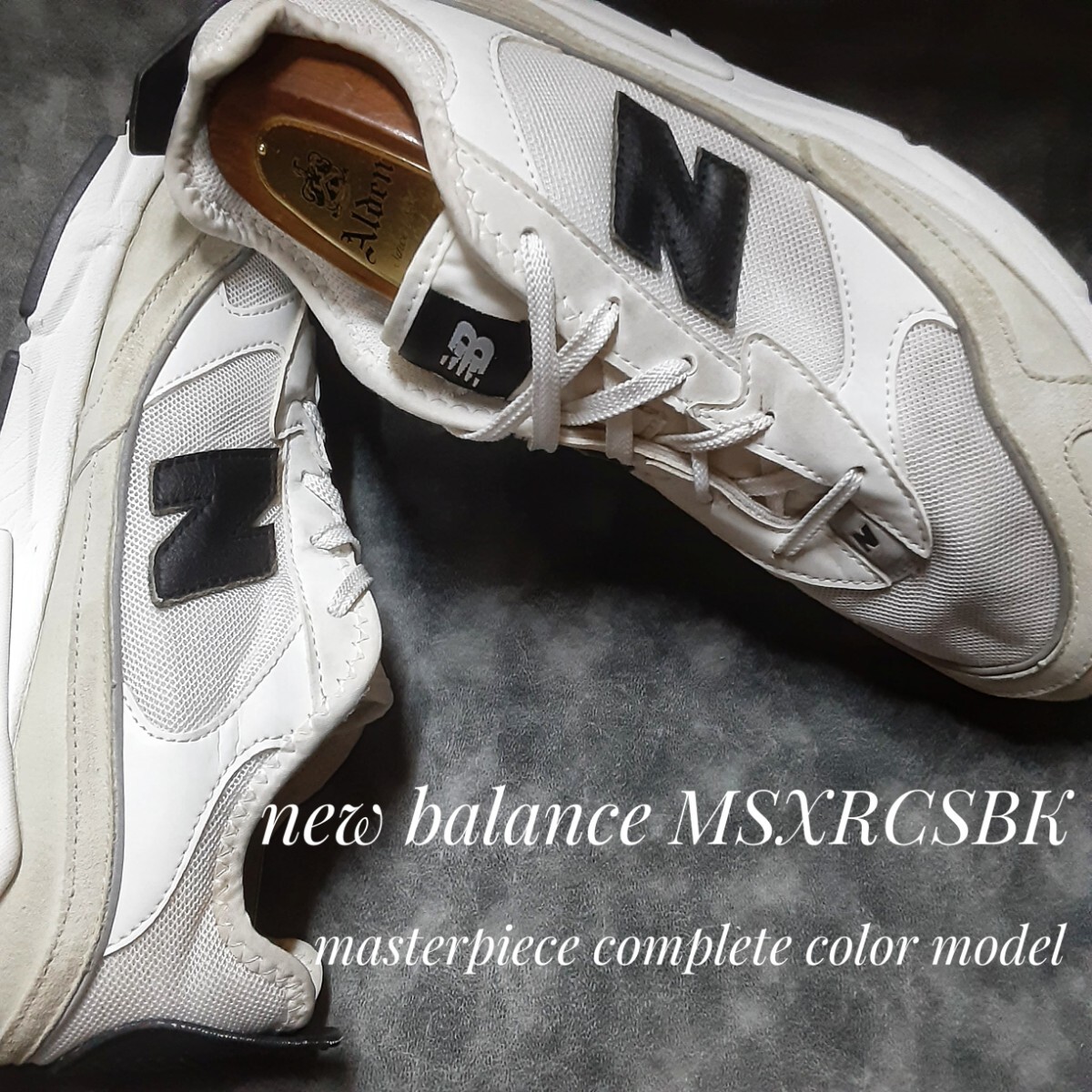最値!定12980円!90'sレトロテクノスタイル!ニューバランス MSXRC X-レーサー スニーカー!生産終了!フューチャーカラー!ホワイト!白 26.5cm_画像1