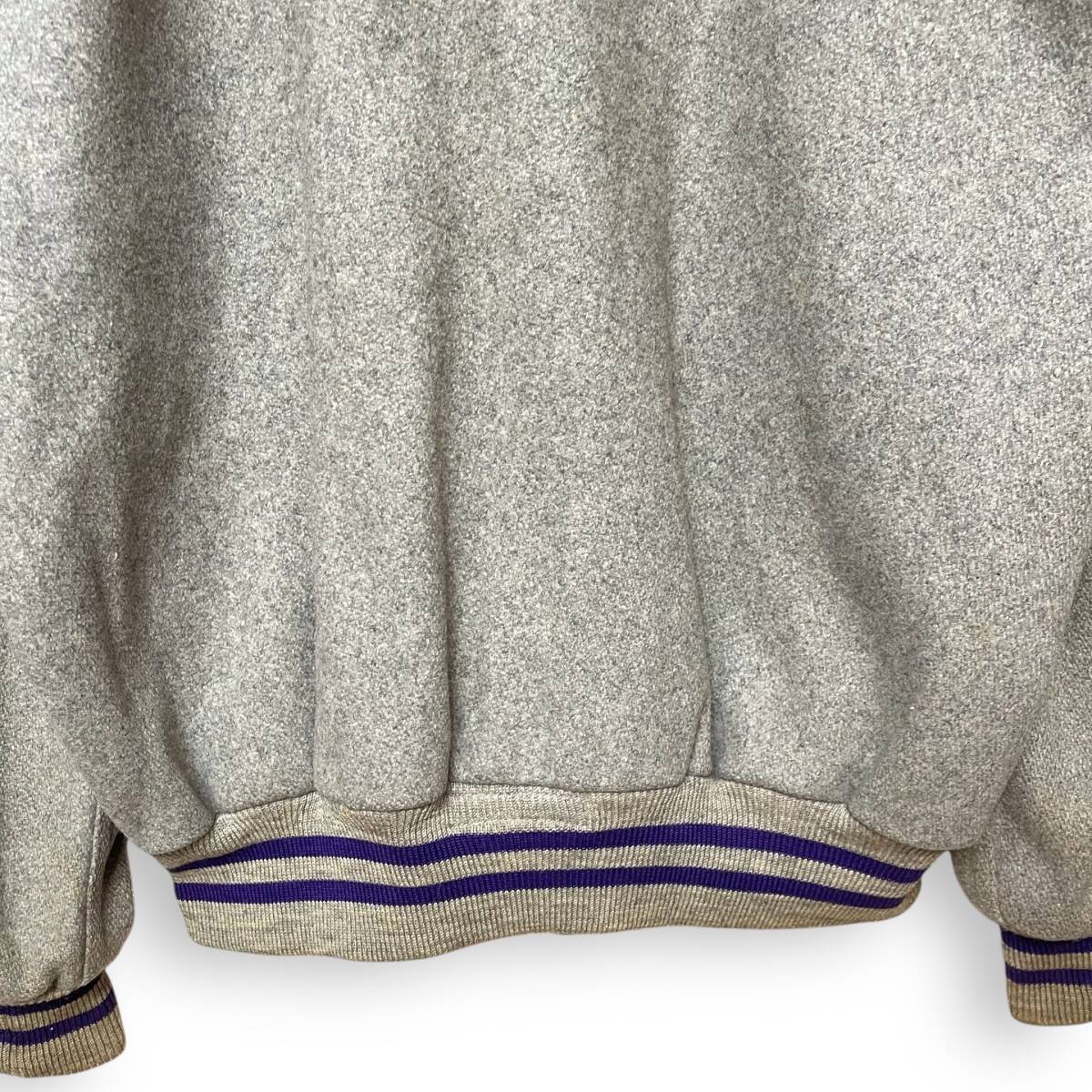 M2552/ 60's VINTAGE USA製 ヴィンテージ アワード バーシティジャケット スタジャン _画像9