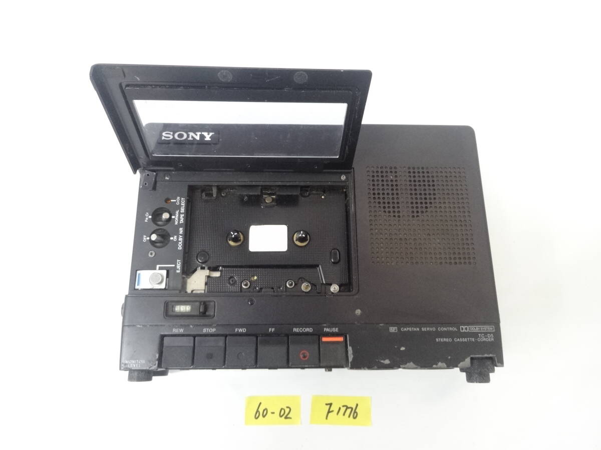 SONY Sony TC-D5 STEREO CASSETTE-CORDER портативный кассета магнитофон tenske электризация OK работоспособность не проверялась 60-02-F1776
