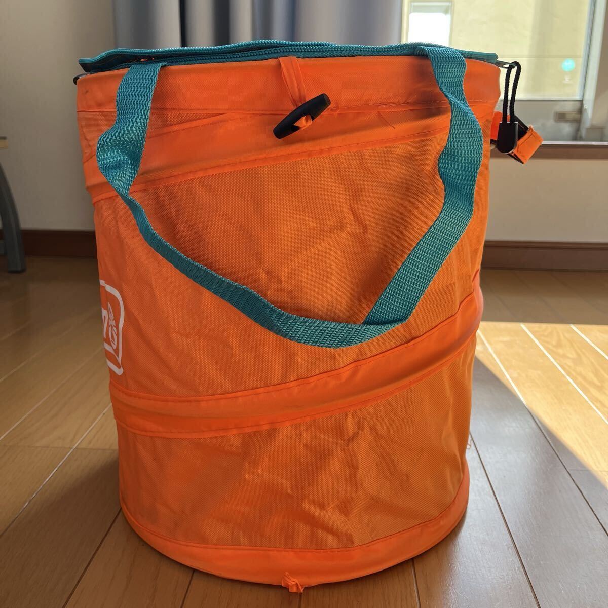 Coleman コールマン　 ポップアップボックス　希少　廃番カラー　アプリコット(オレンジ色) アウトドア キャンプ 折りたたみ　収納_画像7