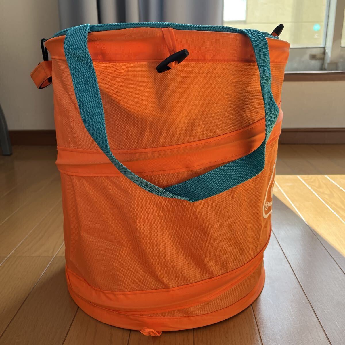 Coleman コールマン　 ポップアップボックス　希少　廃番カラー　アプリコット(オレンジ色) アウトドア キャンプ 折りたたみ　収納_画像8