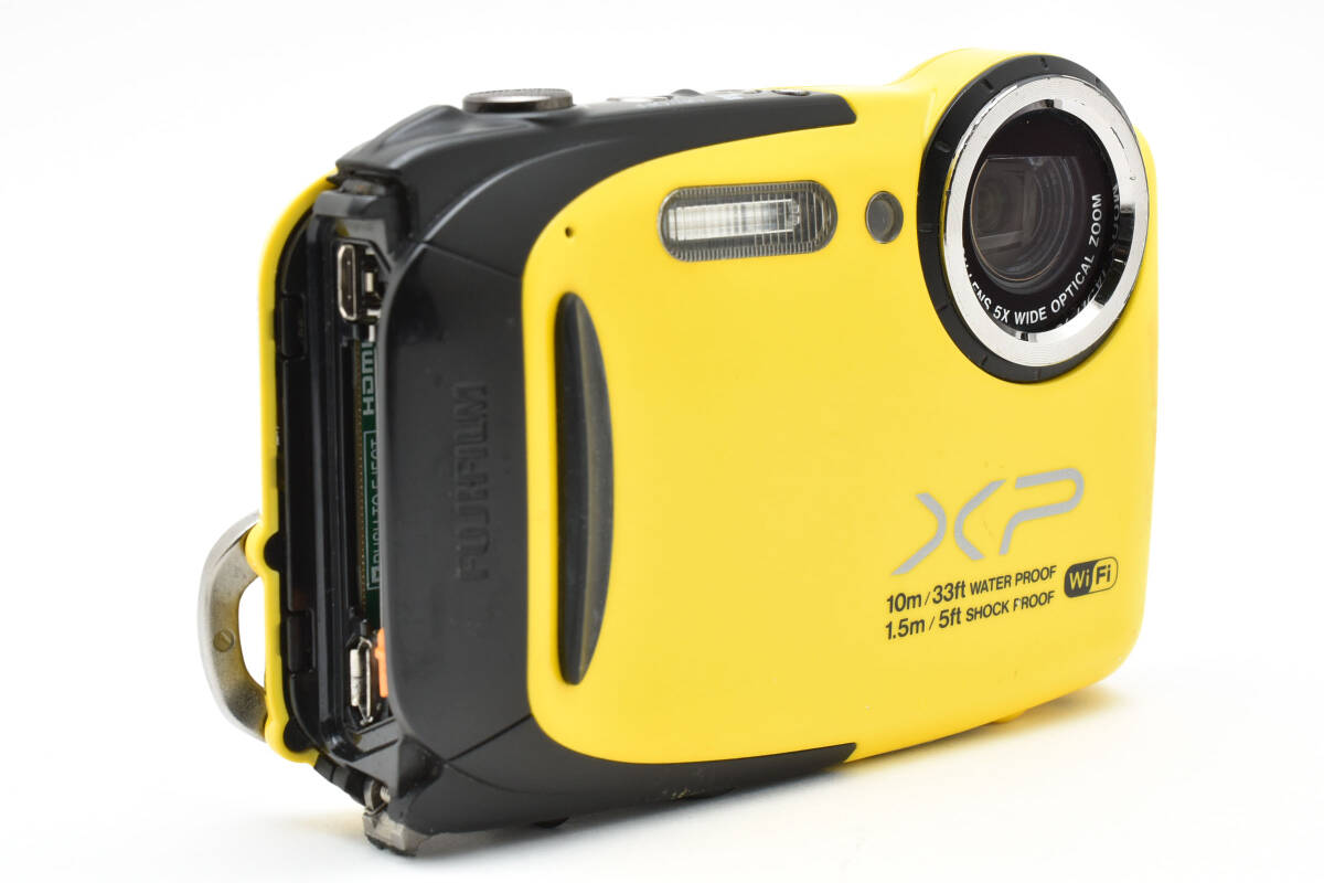 ★動作OK★ FUJIFILM XP70 イエロー　　防水 コンパクトデジタルカメラ 富士フイルム 富士フィルム ファインピックス #1433_画像3