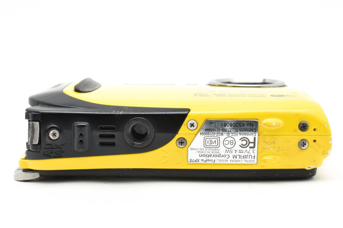 ★動作OK★ FUJIFILM XP70 イエロー　　防水 コンパクトデジタルカメラ 富士フイルム 富士フィルム ファインピックス #1433_画像5