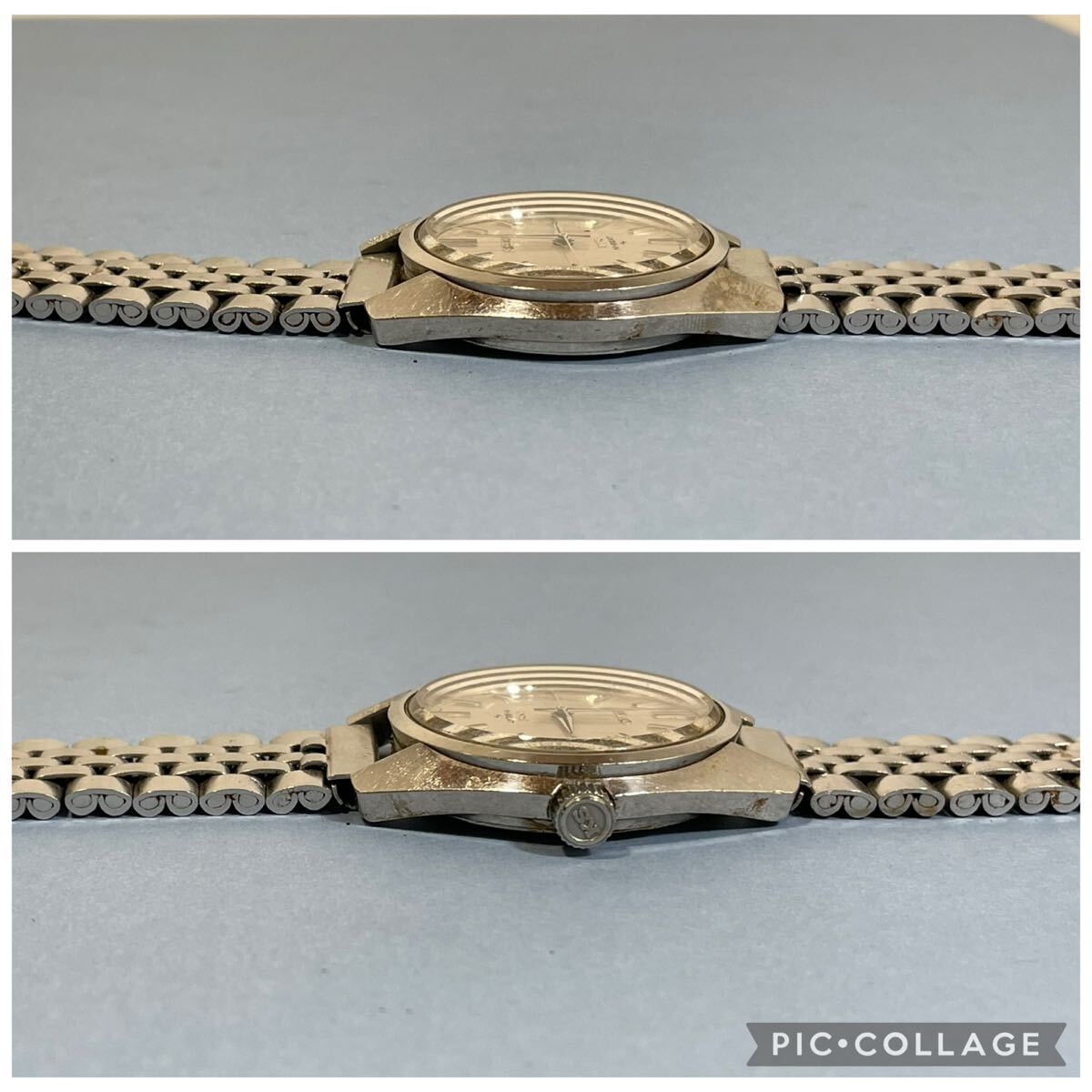 【中古・稼働品】腕時計 SEIKO キングセイコー45KS クオーツ時計 ヴィンテージ アンティーク 部品取りに　メンズ ハイビート KS 手巻き_画像3