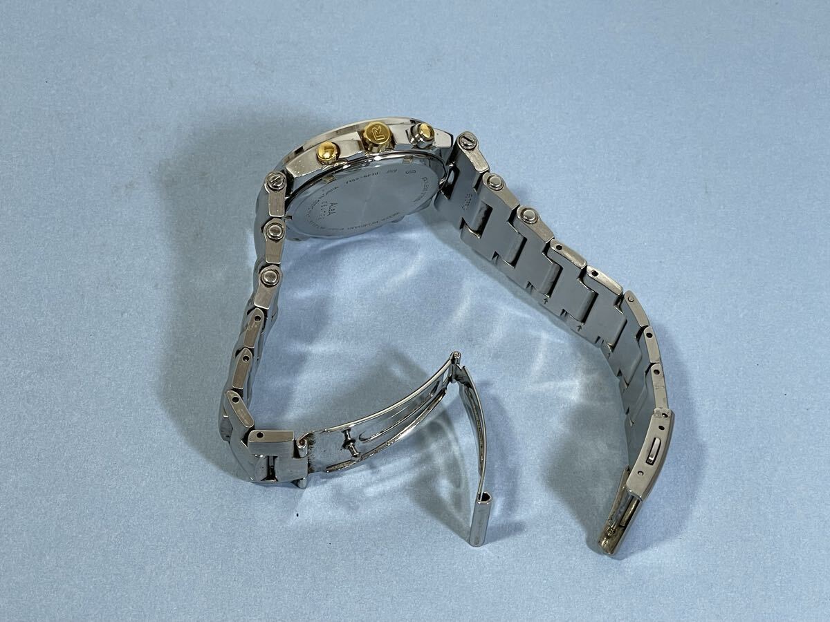 【中古・不動品】腕時計 SEIKO ALBA ROOX セイコー アルバ クロノグラフ Y182-6F10 クオーツ時計 ウォッチ 部品取りに メンズ _画像5