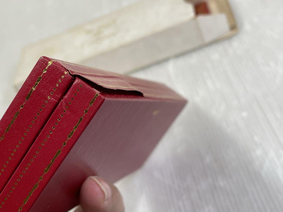 【中古・保管品】ボールペン Cartier マスト ドゥ カルティエ ゴールドカラー 筆記用具 文房具 キャップ式 箱付き _画像6