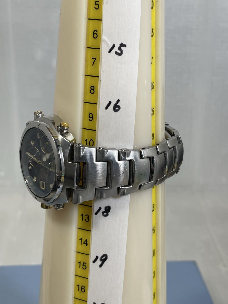 【中古・不動品】腕時計 SEIKO ALBA ROOX セイコー アルバ クロノグラフ Y182-6F10 クオーツ時計 ウォッチ 部品取りに メンズ _画像6