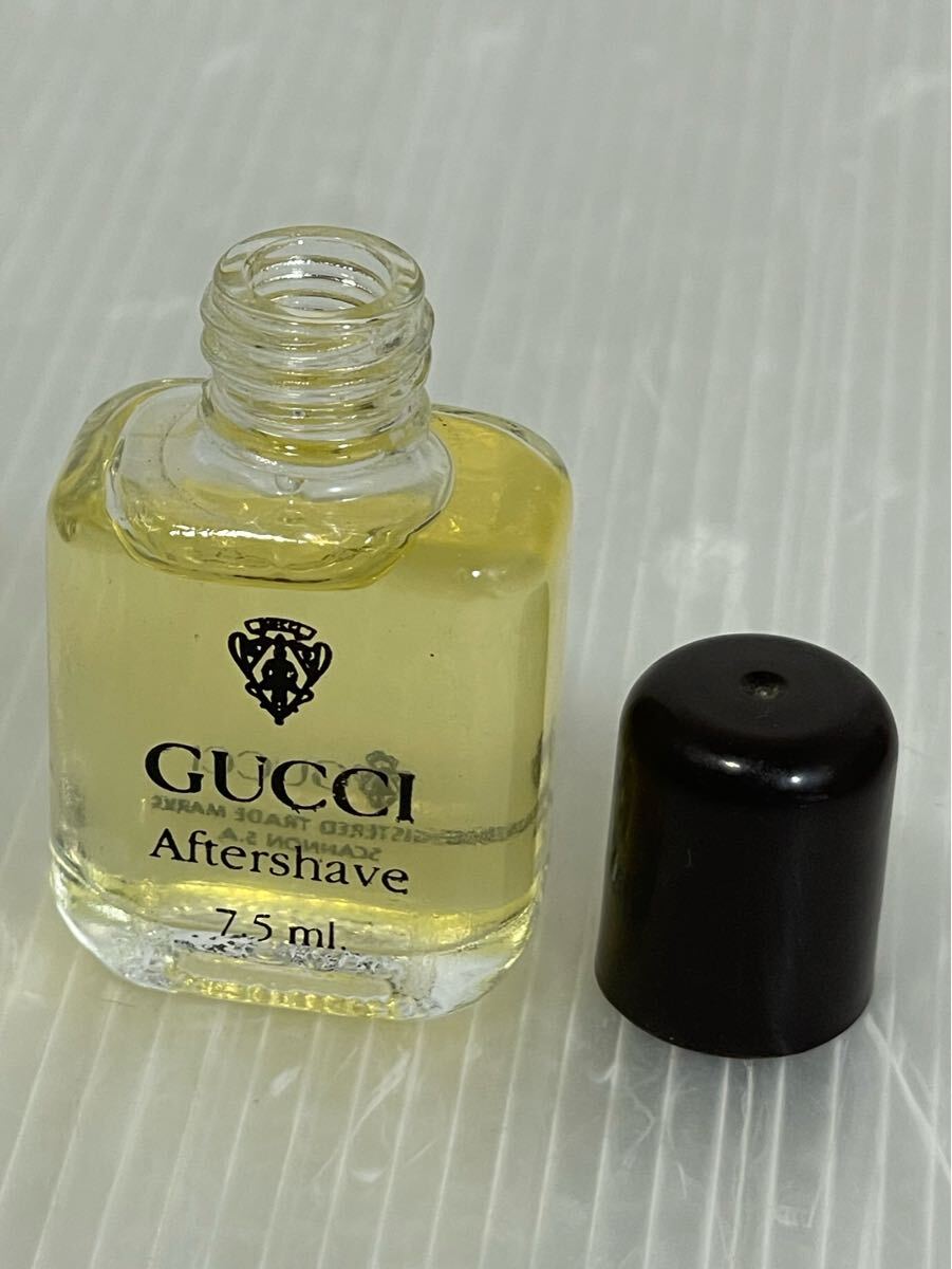 【中古・保管品】GUCCI after shave グッチ アフターシェーブ ミニサイズ 7.5ｍｌコスメ スキンケア 廃盤品 お試しに _画像2