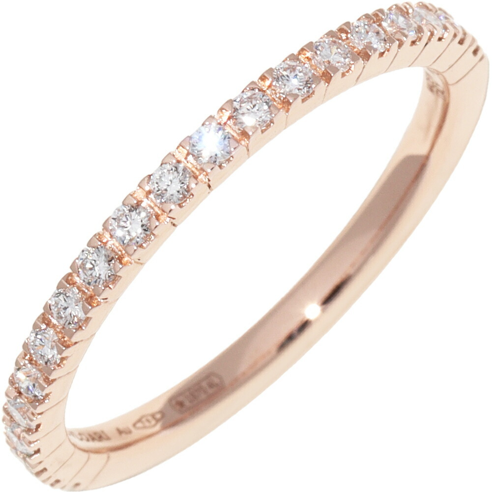  BVLGARY кольцо K18PG diamond 20Pdumi палец на ноге ru половина Eternity кольцо 