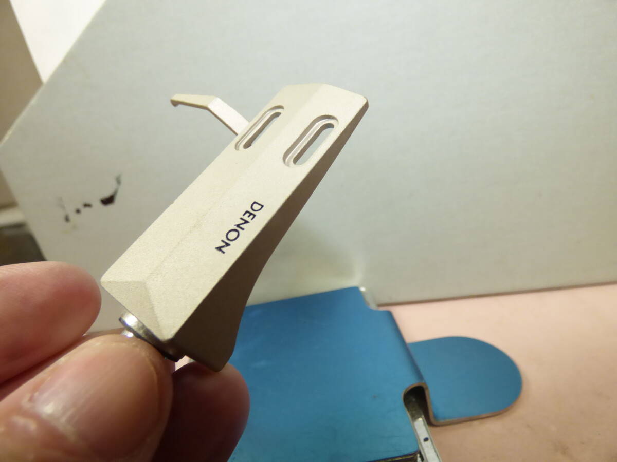 DENON　アルミインパクトヘッドシェル　PCL-4　シルバー　美品_画像9