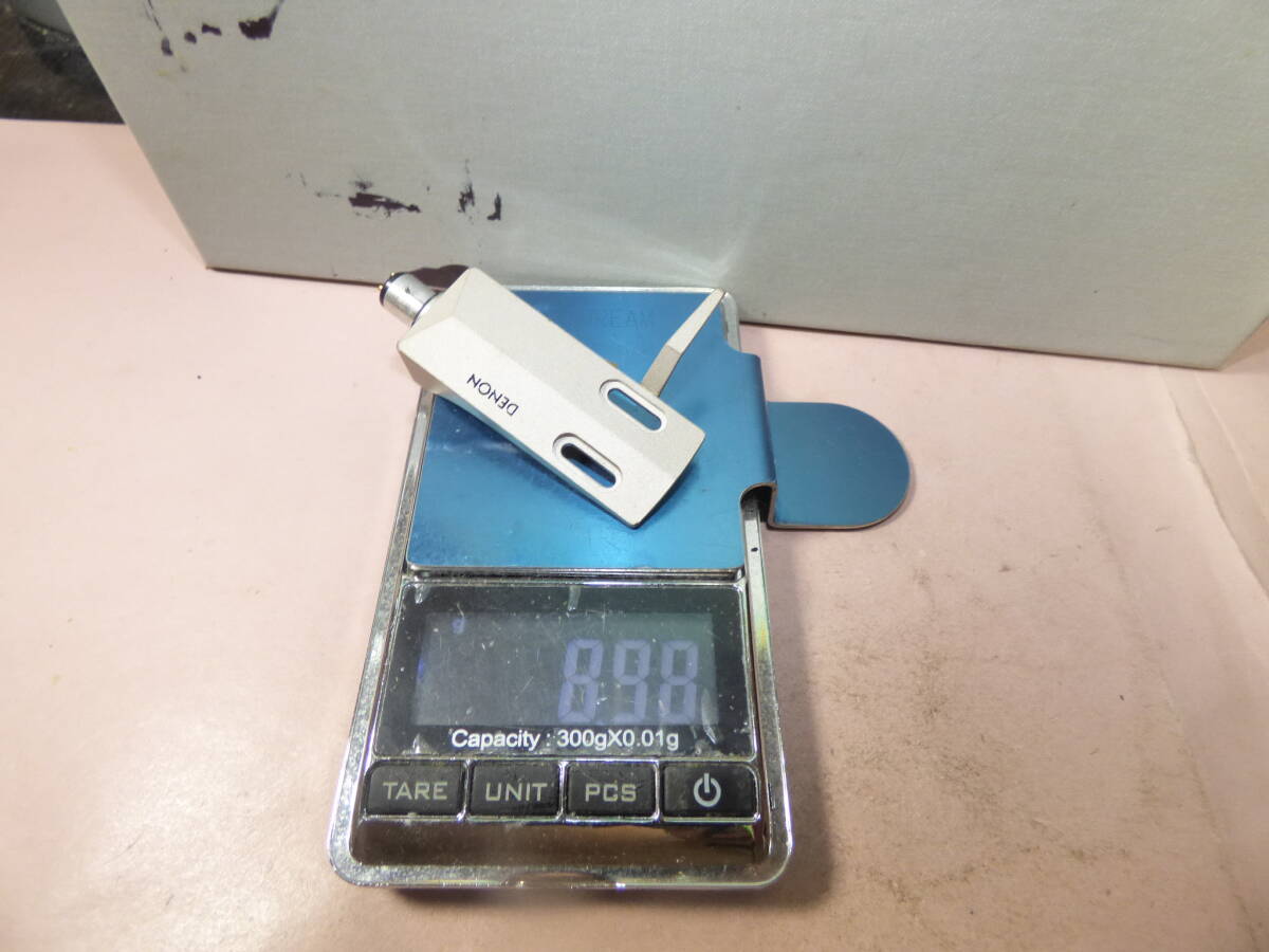 DENON　アルミインパクトヘッドシェル　PCL-4　シルバー　美品_画像1