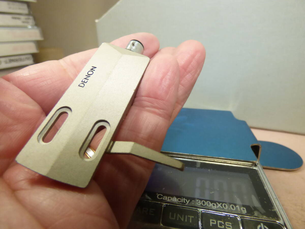 DENON　アルミインパクトヘッドシェル　PCL-4　シルバー　美品_画像10