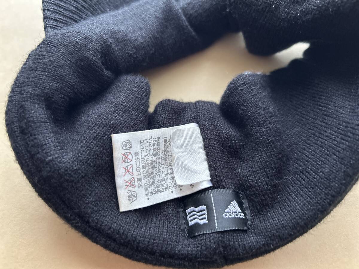 アディダス　秋冬用　サンバイザー　防寒用_画像4