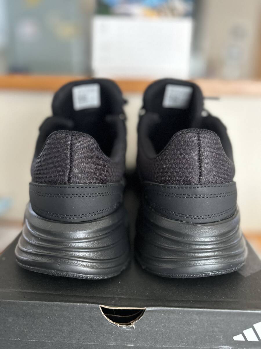 adidas アディダス ランニングシューズ GALAXY6 ギャラクシー6 GW4138 28.0cm コアブラック 新品同様 2E 外装箱に傷みあり_画像4