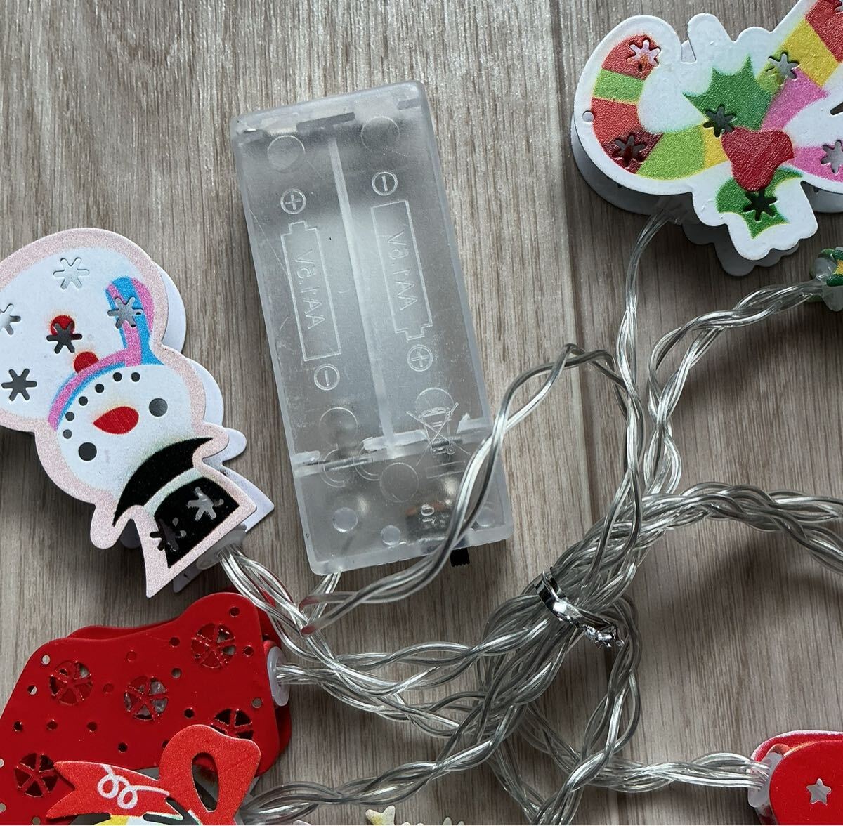 ■新品■クリスマス【LEDライト】Xmas　飾り付け　ガーランド　パーティー　サンタ　ゆきだるま　かわいい　ツリー　イルミネーション_画像6