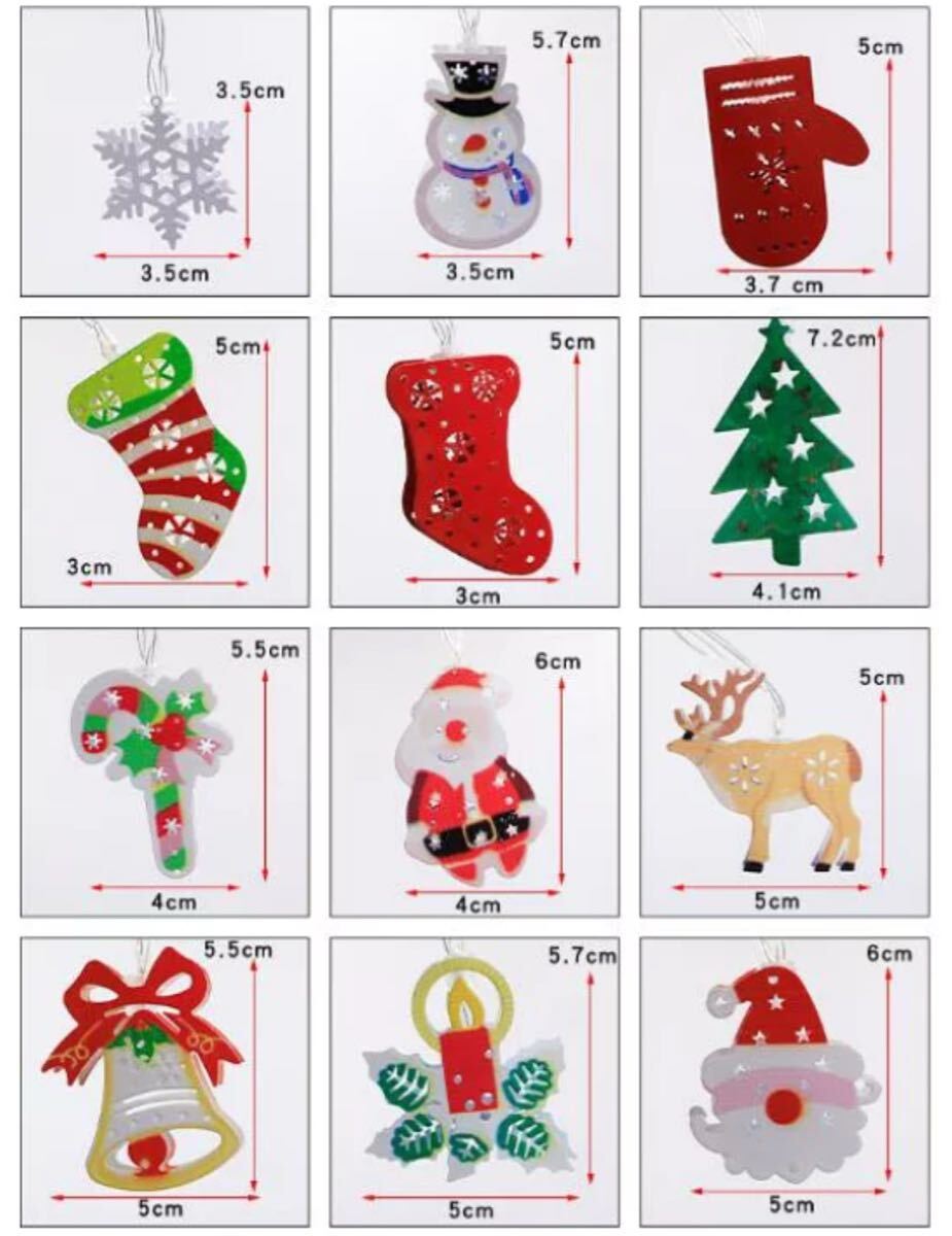 ■新品■クリスマス【LEDライト】Xmas　飾り付け　ガーランド　パーティー　サンタ　ゆきだるま　かわいい　ツリー　イルミネーション_画像8