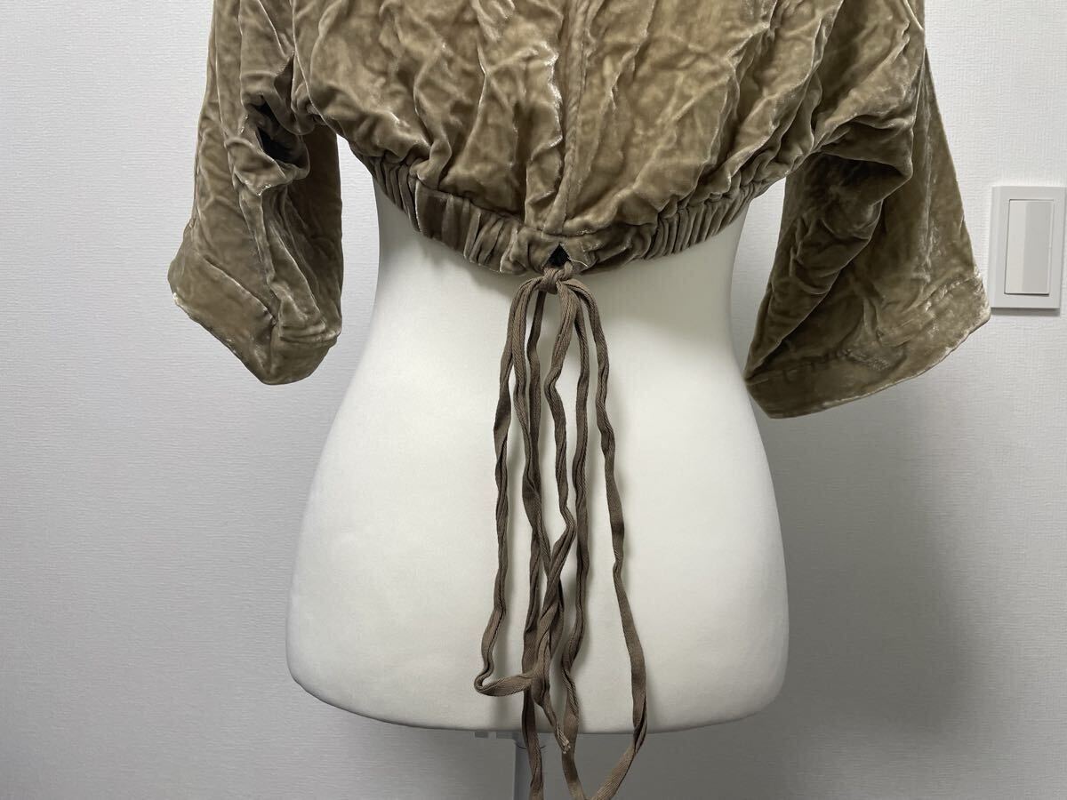 ZUCCa ズッカ ボレロ ベージュ 結婚式 パーティサイズM_画像7