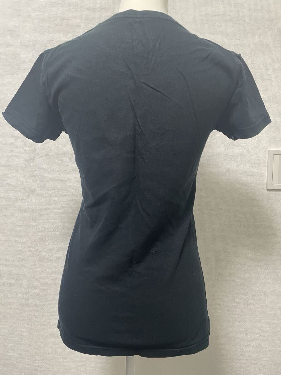 HYDROGEN ハイドロゲン Tシャツ コットン 半袖プリントTシャツ 黒 ブラック サイズL_画像5
