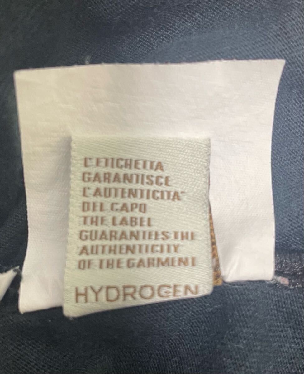 HYDROGEN ハイドロゲン Tシャツ コットン 半袖プリントTシャツ 黒 ブラック サイズL_画像10