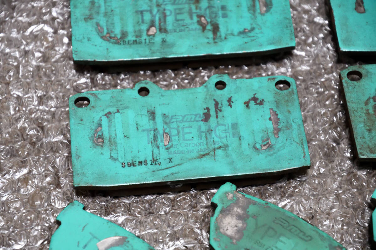 プロジェクトミュー Project μ ブレーキパッド Type HC+ F236 R230 シルビア S14 K's S15 スペックR ターボ SR20DET 1台分 中古 0～800℃_画像3