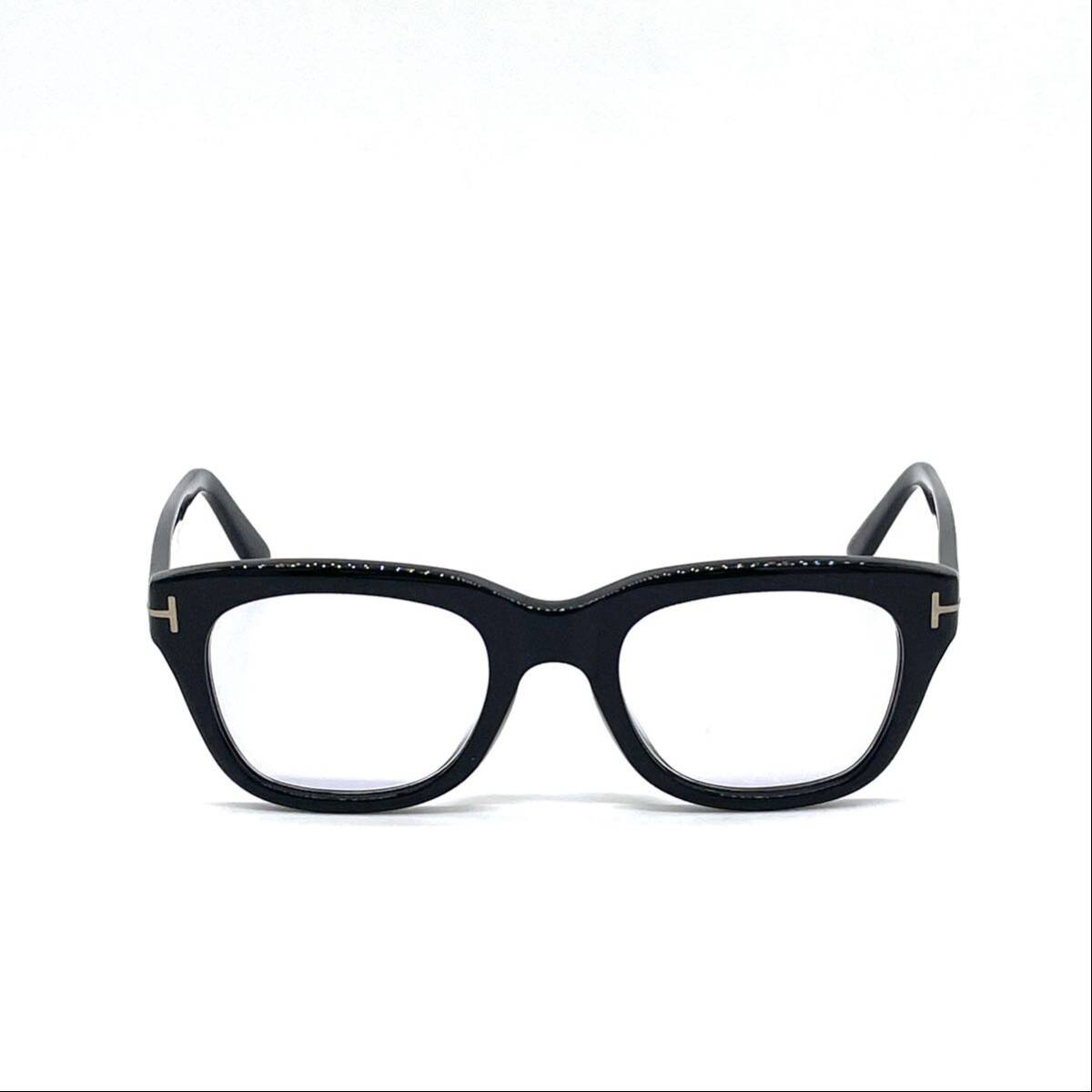 TOM FORD トムフォード TF5178-F サングラス メガネフレーム アジアンフィット ウェリントン型 ブラック _画像2