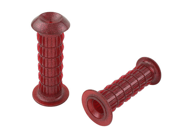 ポッシュフェイス POSH Faith Z2タイプクラシカルグリップ 非貫通タイプ レッドラメ 010572-RD-10_画像1