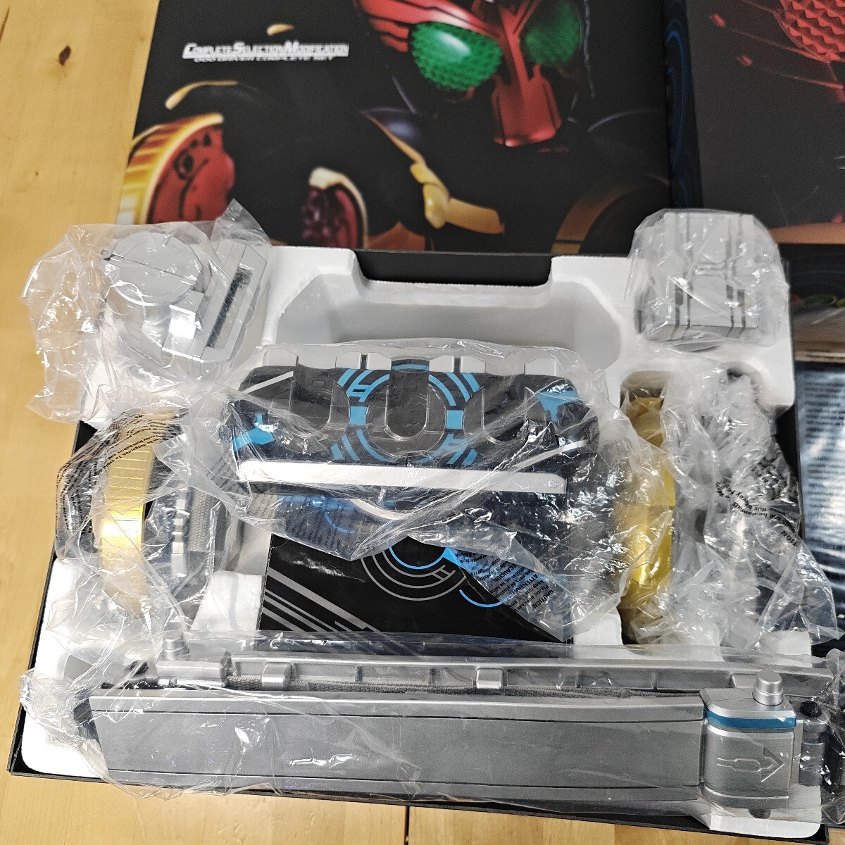 11Y52 рабочее состояние подтверждено Bandai COMPLETE SELECTION MODIFICATION/CSM Kamen Rider o-zo-z Driver полный комплект 
