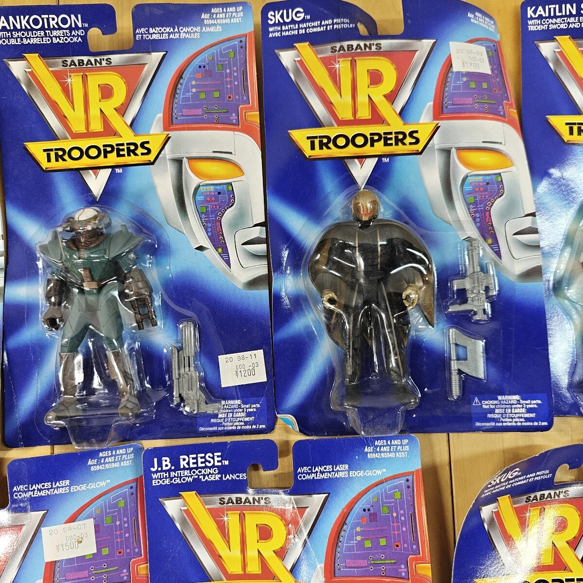 11Y94 未開封 94年製 VR Troopers Virtual Reality Troopers バーチャル戦士トゥルーパーズ メタルヒーロー ケナー KENNER_画像3