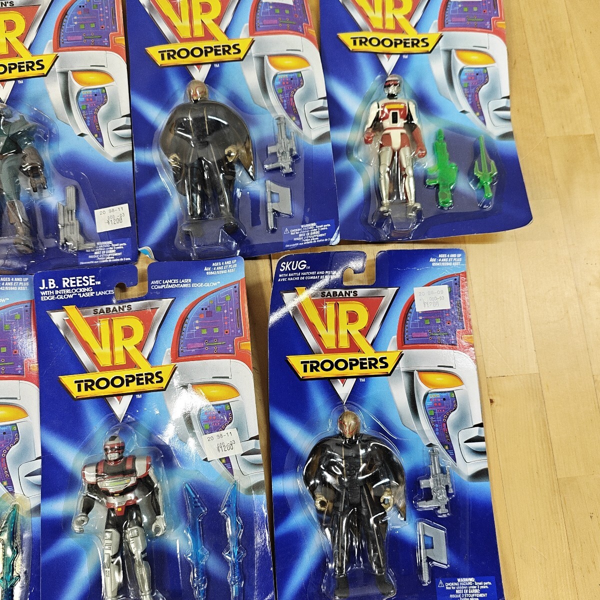 11Y94 未開封 94年製 VR Troopers Virtual Reality Troopers バーチャル戦士トゥルーパーズ メタルヒーロー ケナー KENNER_画像4