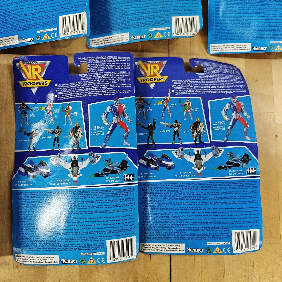 11Y94 未開封 94年製 VR Troopers Virtual Reality Troopers バーチャル戦士トゥルーパーズ メタルヒーロー ケナー KENNER_画像8