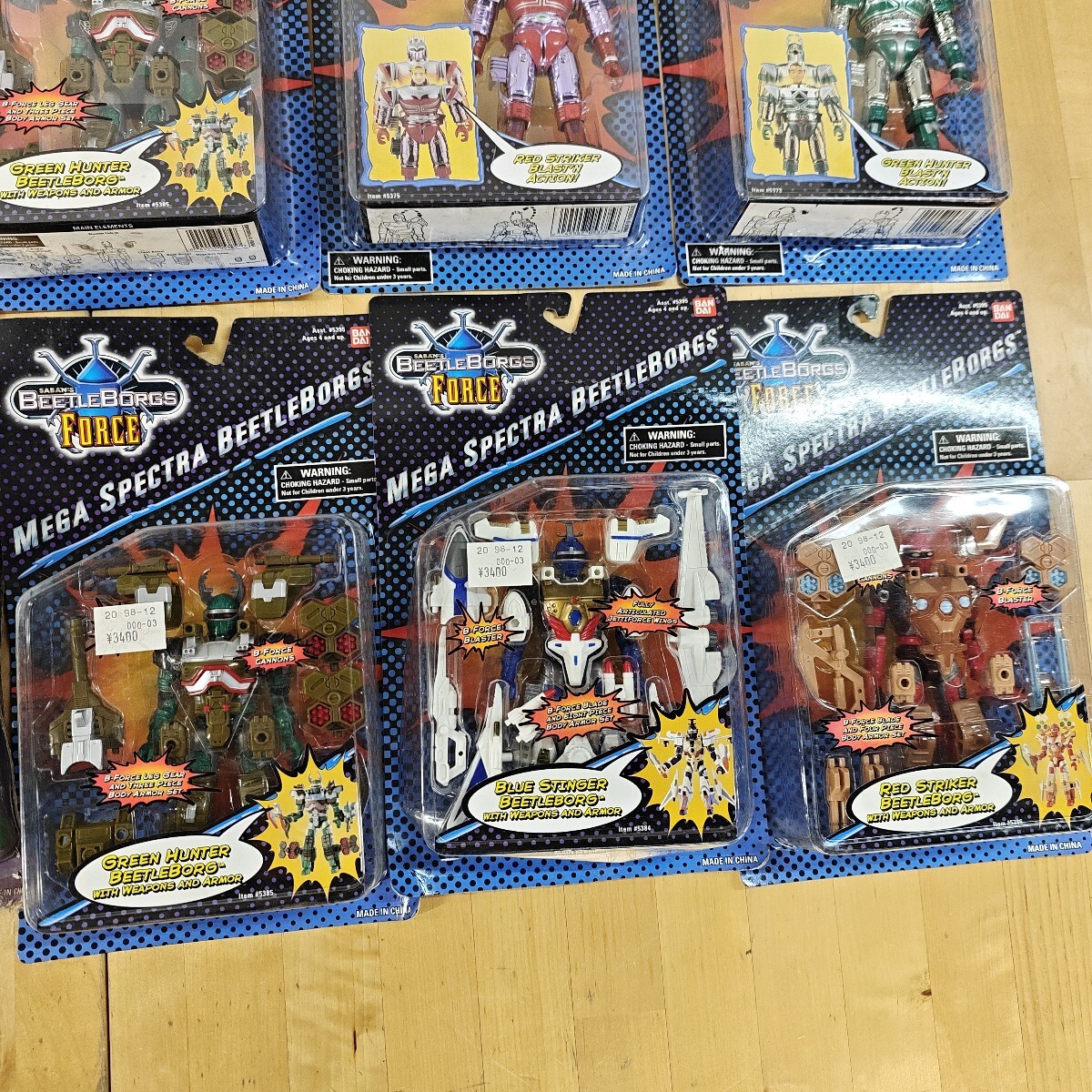11Y112 нераспечатанный иностранная версия Bandai beetle borgs Force Juukou B-Fighter жук-носорог 