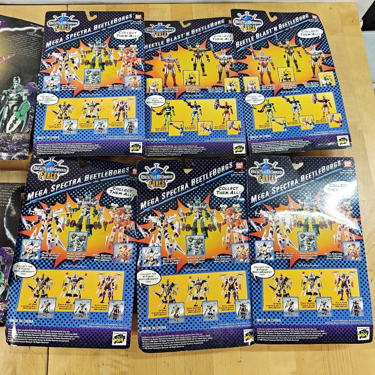 11Y112 нераспечатанный иностранная версия Bandai beetle borgs Force Juukou B-Fighter жук-носорог 