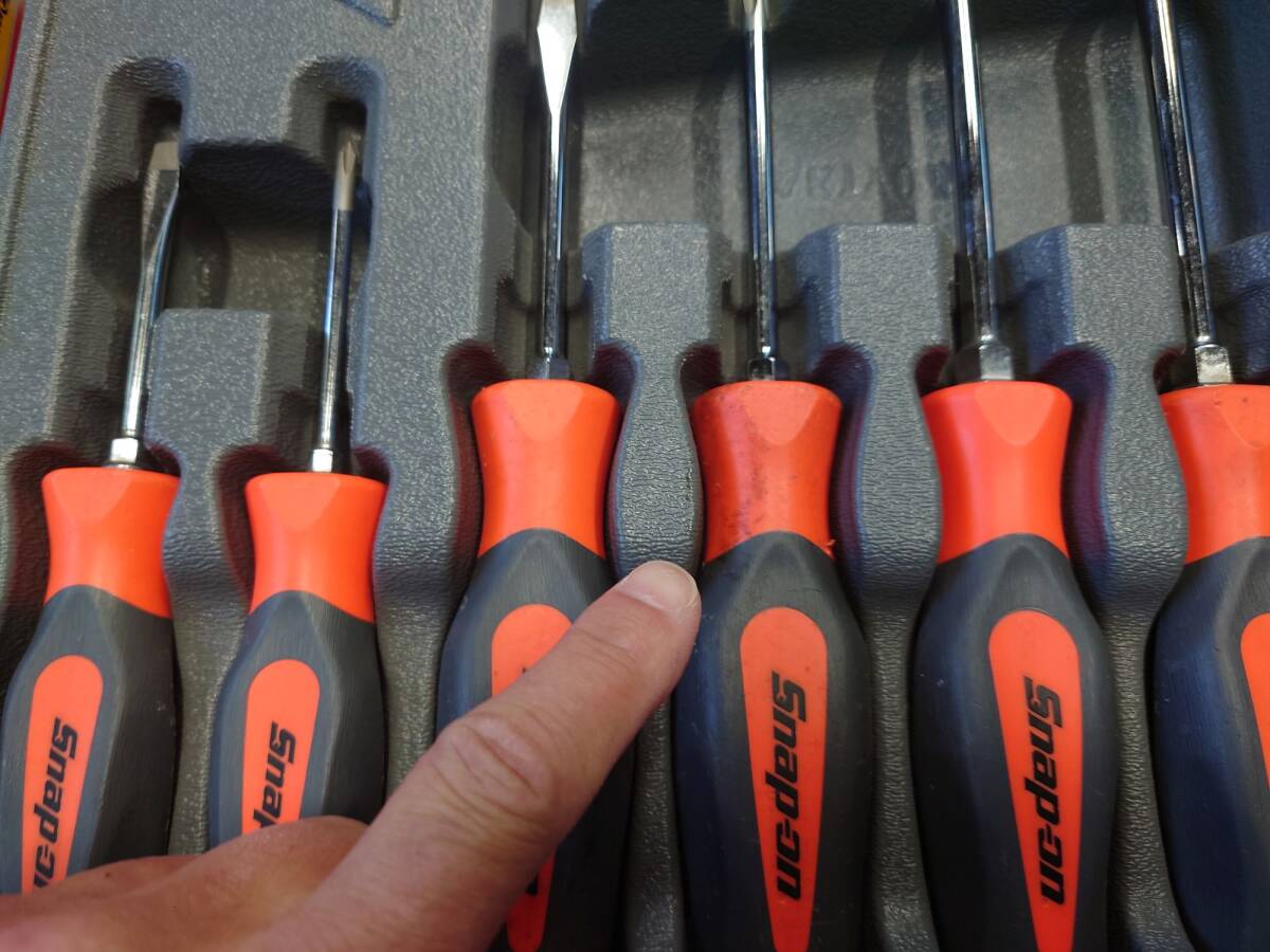 スナップオン Snap-on ドライバーセット 　レッド_画像4