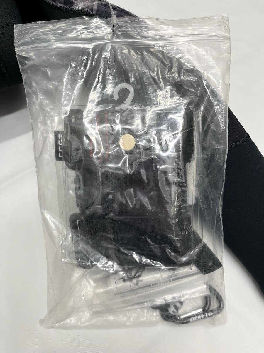 【BEWET ドライスーツ SPIDER 90s 5×3mm ブーツサイズ26cm】MLサイズ 小窓付き メンズ 日本製 サーフィン_画像10