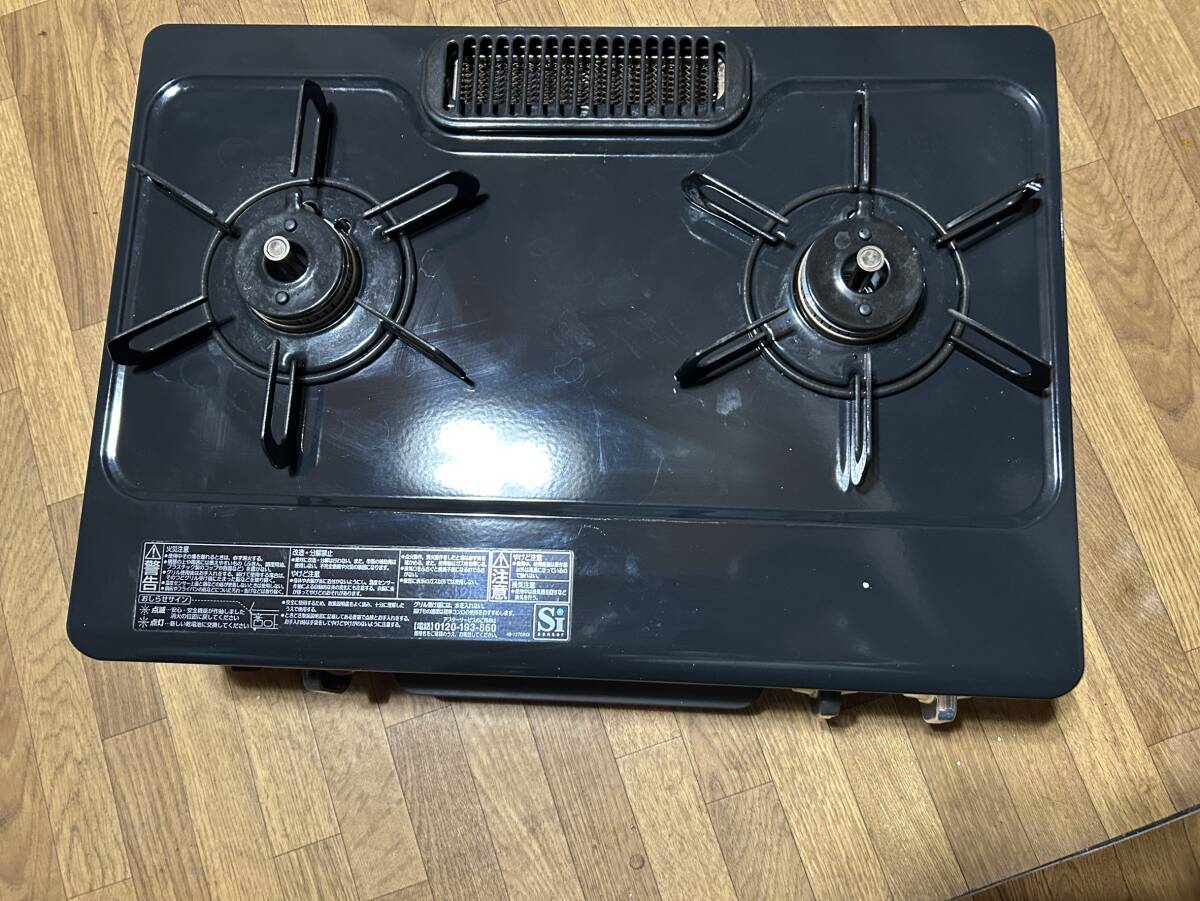 パロマ ガステーブル 水無し片面焼き 56cm 都市ガス(12A13A) 左強火 IC-S37BM-L-13A_画像2