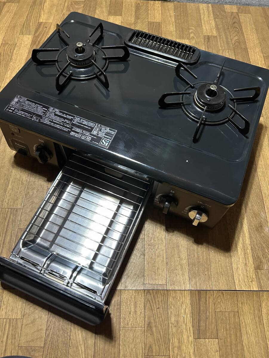 パロマ ガステーブル 水無し片面焼き 56cm 都市ガス(12A13A) 左強火 IC-S37BM-L-13A_画像3