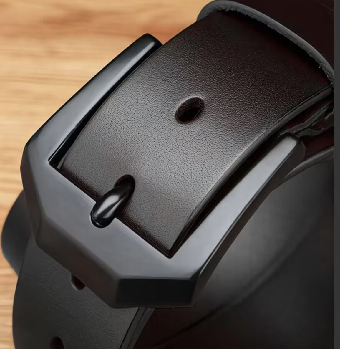 高級レザー ベルト 本革 メンズ ビジネス カジュアル コンフォート ロング サンズ選択可能 黒 jn0008_画像2