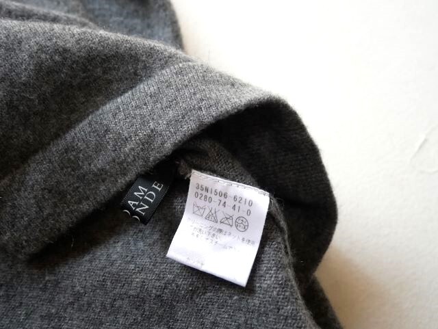 MADAM JOCONDEマダムジョコンダ♪上質カシミヤ１００％ タートルニットトップス　サイズ１１_画像7