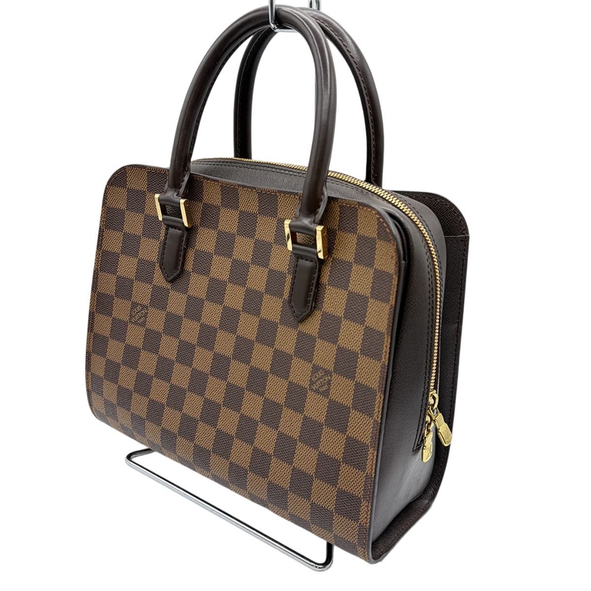 LOUIS VUITTON ダミエ トリアナ N51155 ルイヴィトン ハンドバッグ 質屋・リサイクルマート宇部店_画像1
