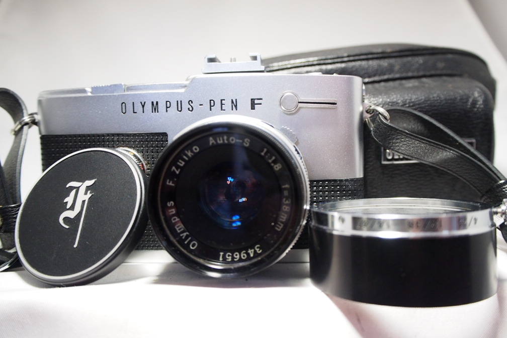 【ハーフミラー交換】美品オリンパスペンFT+F.Zuiko38mm1.8付 フルセット ジャンク_画像1