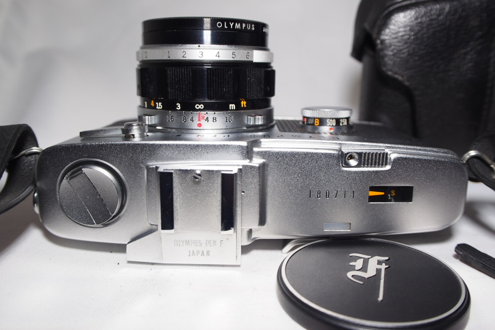 【ハーフミラー交換】美品オリンパスペンFT+F.Zuiko38mm1.8付 フルセット ジャンク_画像9